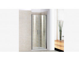 Sprchovacia zástena Interno – číre sklo dvojkrídlové 1 850/900