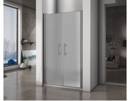 Sprchové dvere Interno dvojkrídlové 100 cm, matné sklo