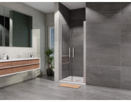 Sprchové dvere Interno dvojkrídlové 100 cm, číre sklo