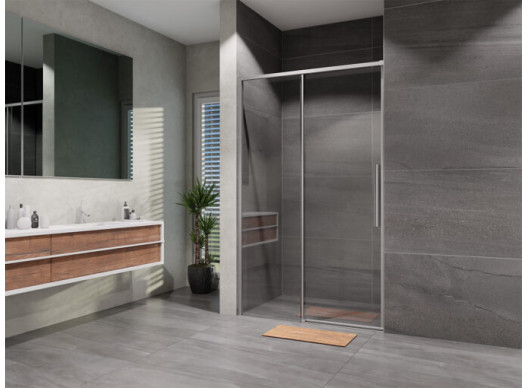 Sprchové dvere Lusso Slim posuvné 110 cm, číre sklo