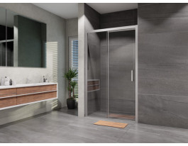 Sprchové dvere Lusso Soft Close posuvné 120 cm, číre sklo
