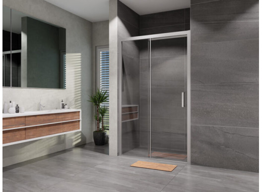 Sprchové dvere Lusso Soft Close posuvné 120 cm, číre sklo