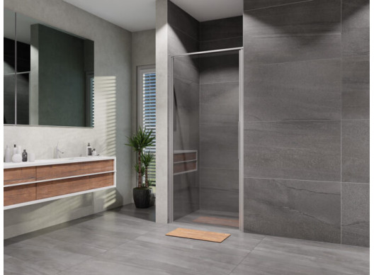 Sprchové dvere Lusso Slim krídlové 80 cm, číre sklo