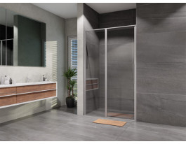 Sprchové dvere Lusso Slim otváracie 100 cm, číre sklo