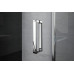 Sprchový kút Lusso obdĺžnik otvárací 110×80 cm, číre sklo, ľavý