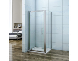 Sprchový kút Quadro pivot štvorec otvárací 80×80 cm, číre sklo