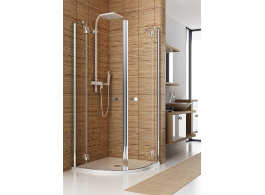 Oblúková sprchovacia zástena Sol de Luxe R500 900/1900
